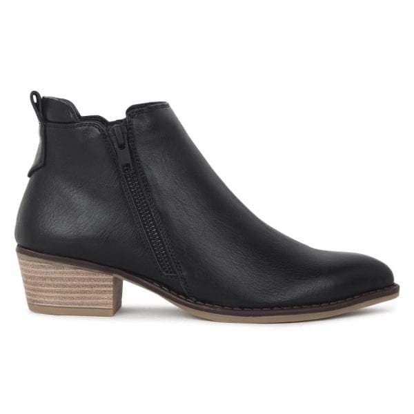 Black Comfort Slip-On Boot