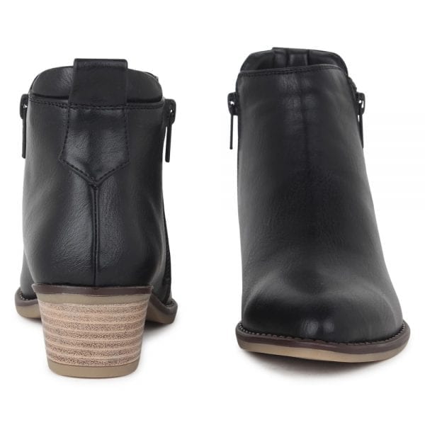 Black Comfort Slip-On Boot