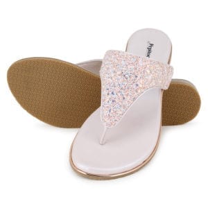 Comfort Peach Rose Gold Slip on Flats for Women