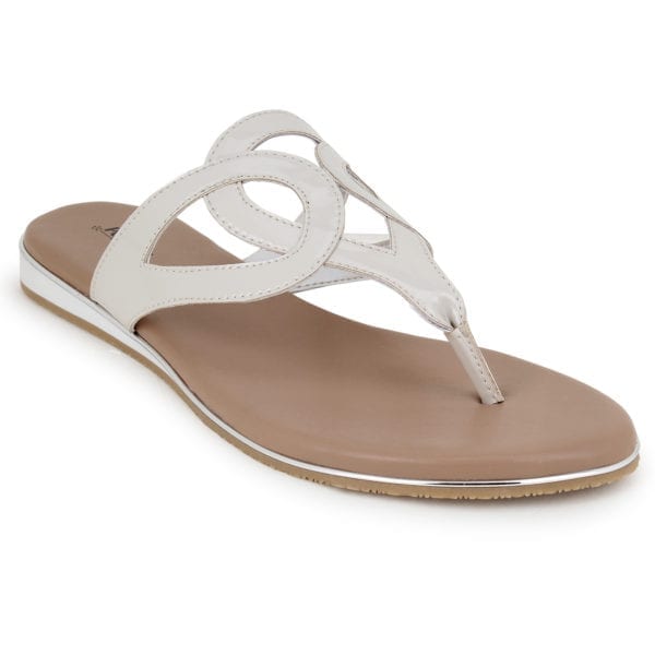 Comfort Lite Beige Nude Slip on Flats for Women