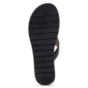 Black Multi Comfort Slip-On Wedges