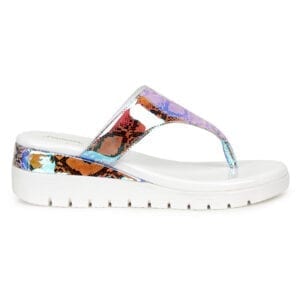 White Comfort Slip-On Wedges