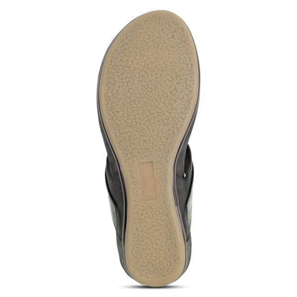 Black Comfort Slip-On Wedges