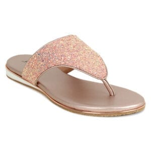 Comfort Rose Gold Slip-on Flats for Women