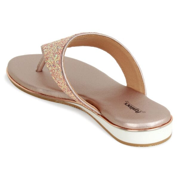 Comfort Rose Gold Slip-on Flats for Women