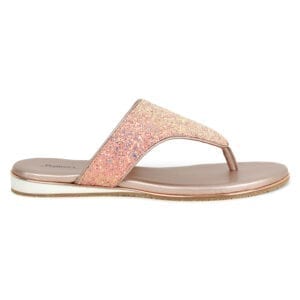 Comfort Rose Gold Slip-on Flats for Women