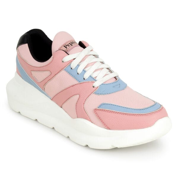 Comfort White Pink Multi Fashion Casual Shoes for Women