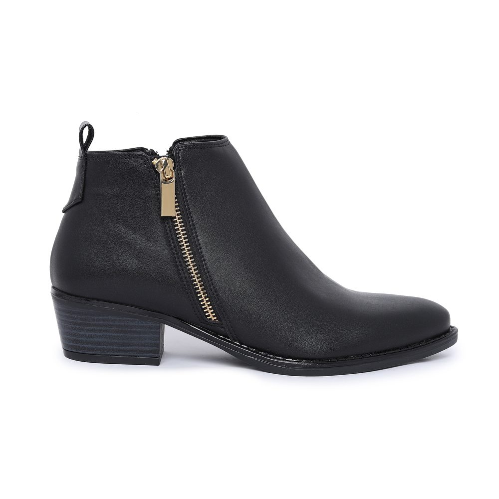 Black Gold Comfort Slip On Boots N91205 - Pepitoes