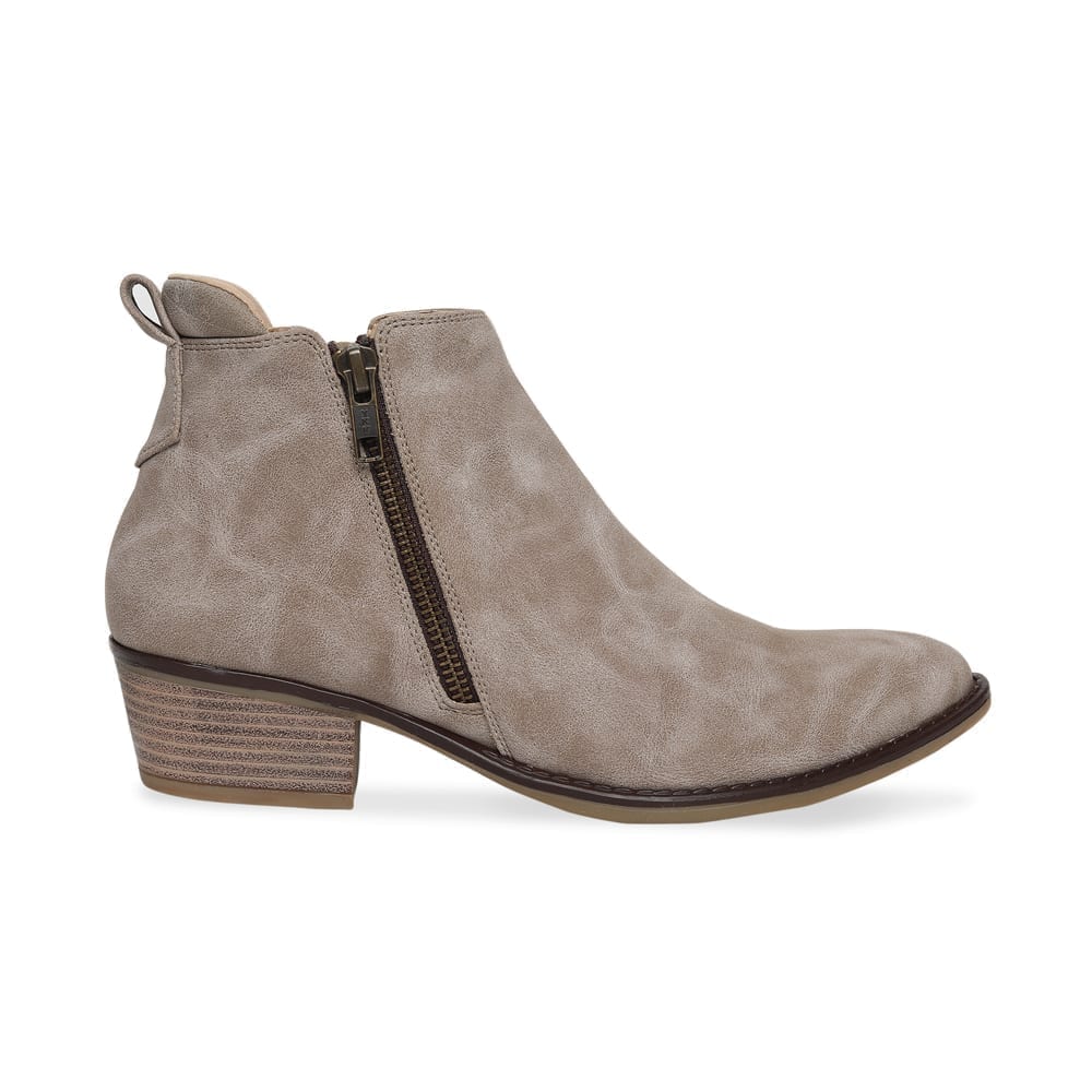 Lite Brown Comfort Slip On Boots