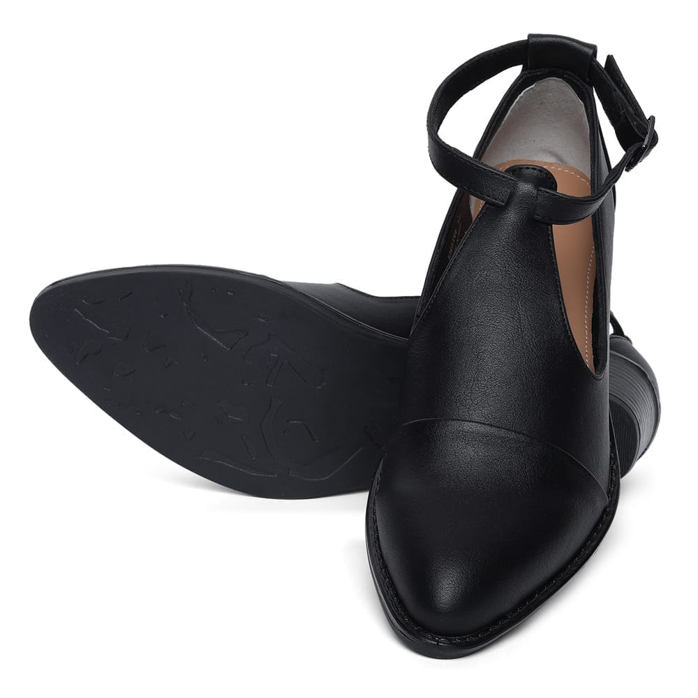 Black Comfort Slip on Bellies