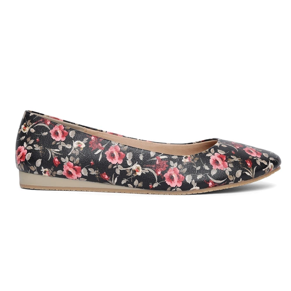Black Multi Comfort Slip on Bellies
