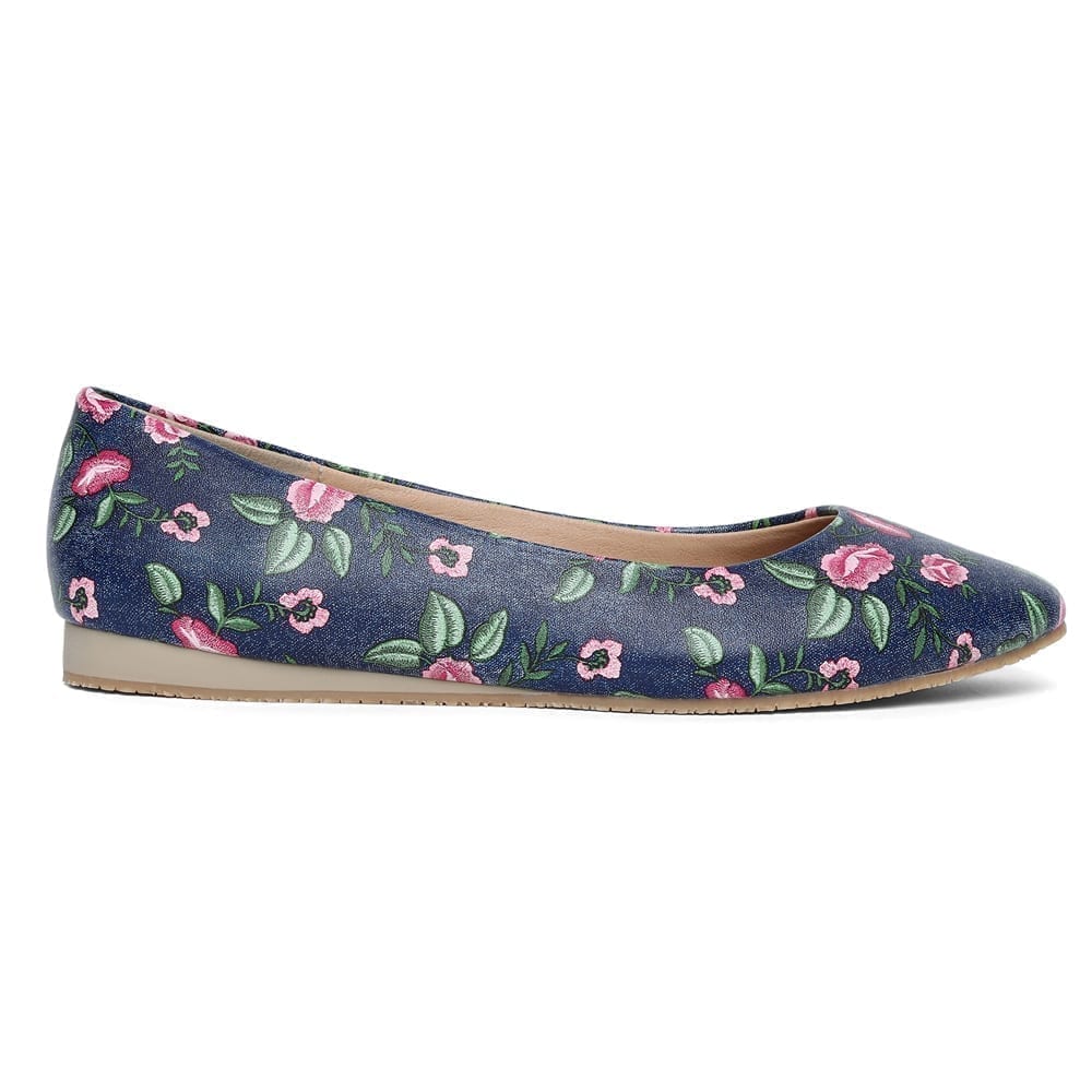 Denim Multi Comfort Slip on Bellies