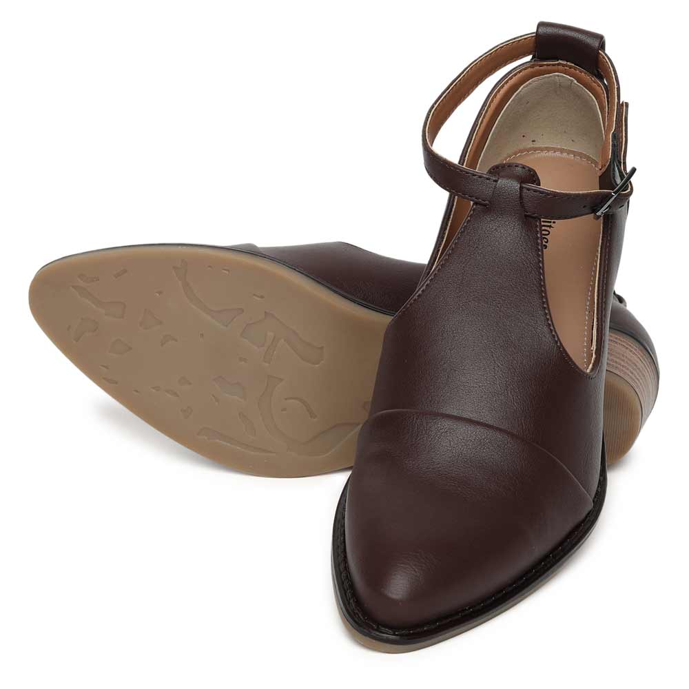 Brown Multi Comfort Slip on Bellies