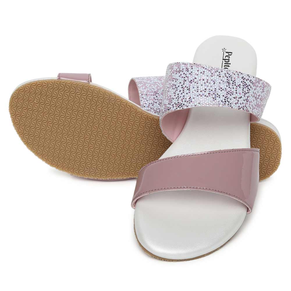 English Pink Comfort Slip on Flats