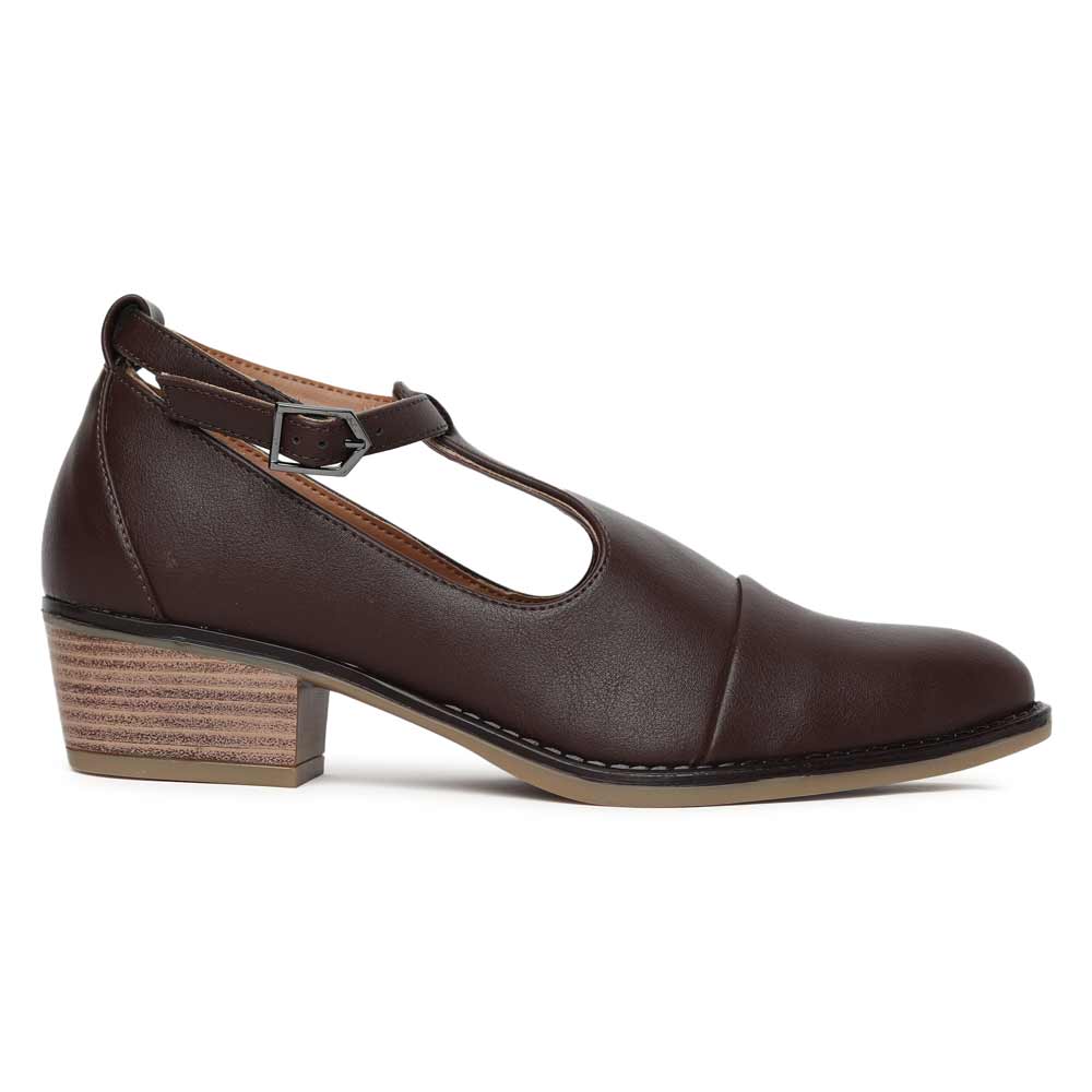 Brown Multi Comfort Slip on Bellies