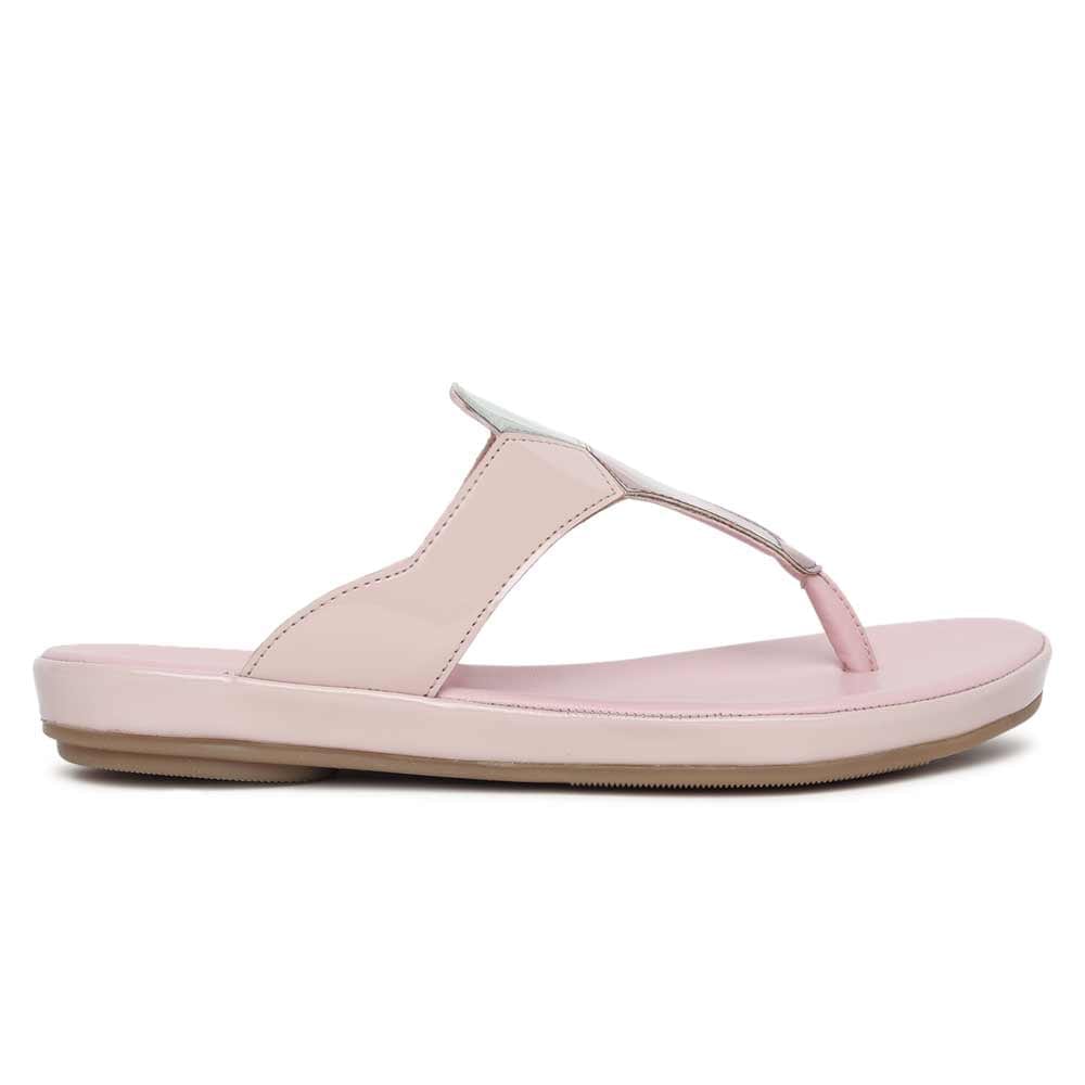 Pink Multi Comfort Slip on Flats