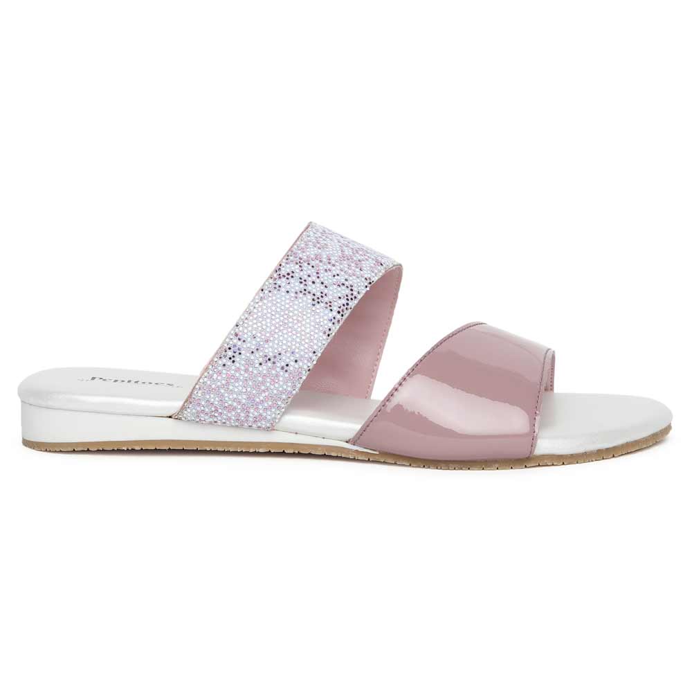 English Pink Comfort Slip on Flats