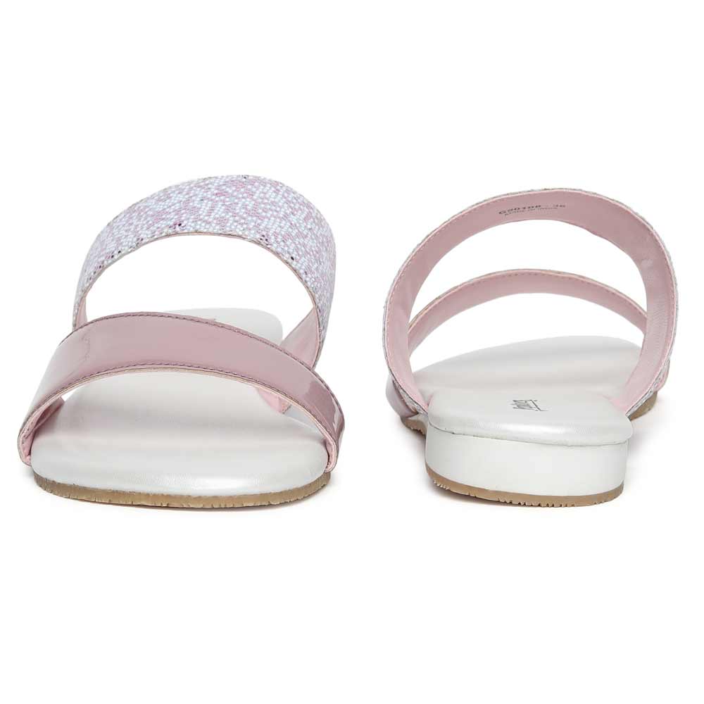 English Pink Comfort Slip on Flats
