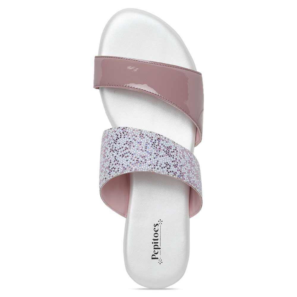 English Pink Comfort Slip on Flats