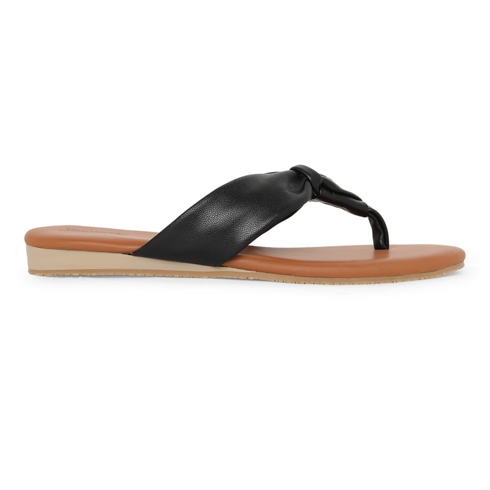 Black Comfort Slip on Flats P91177 - Pepitoes