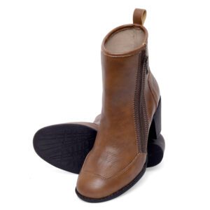 brown long boot