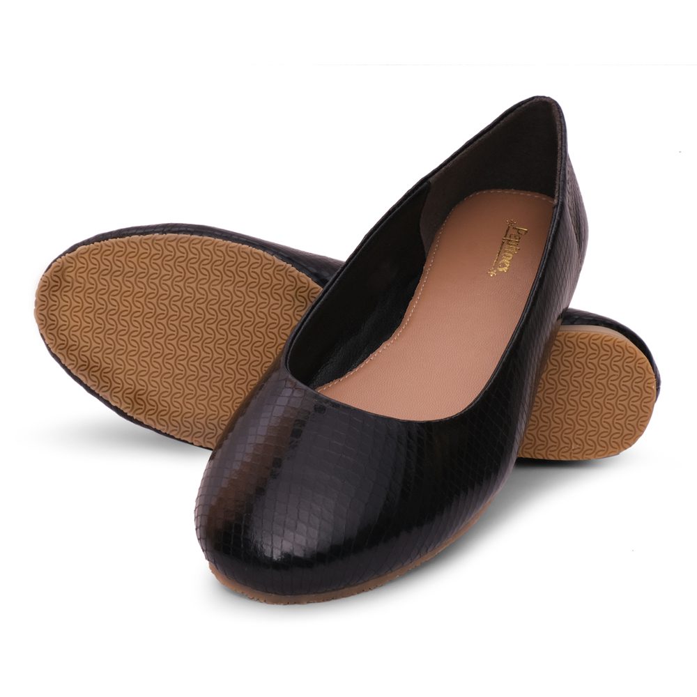 Black Shine Comfort Slip on Bellies G90103 - Pepitoes