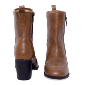 brown long boot