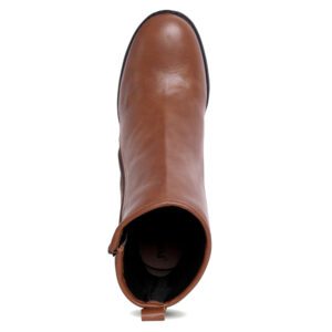 brown long boot