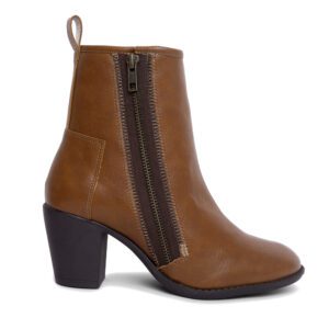 brown long boot