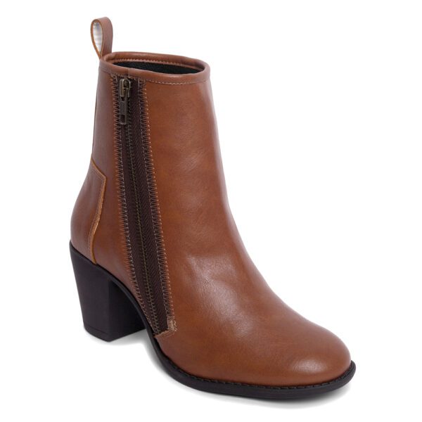 brown long boot