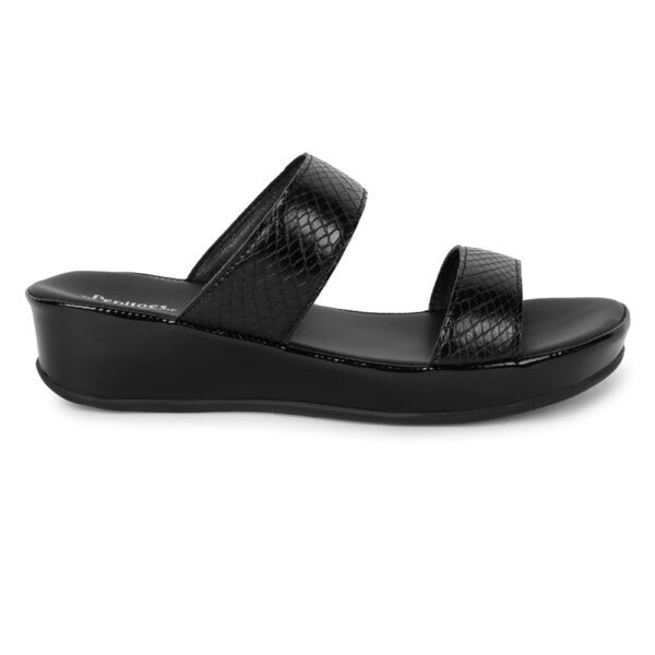 black sandals