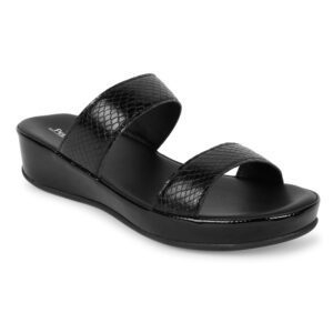 black sandals