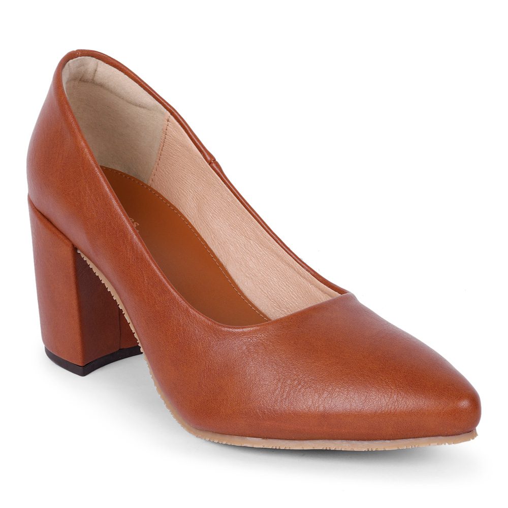 Low heel pumps shoes camel leather MARINA - LUISA TOLEDO