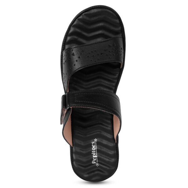 black sandals
