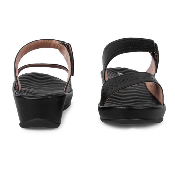 black sandals