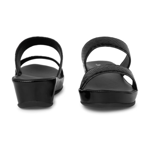 black sandals