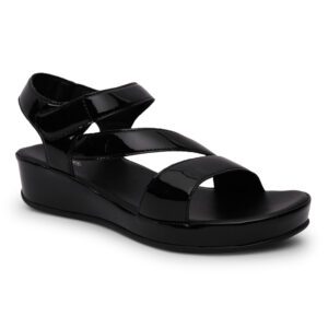 black sandals