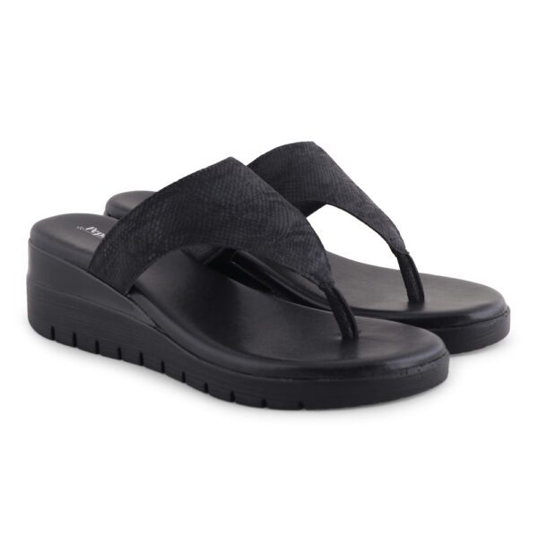 black sandals