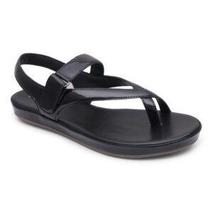 black sandals