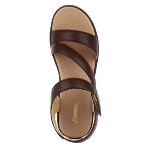 brown sandals