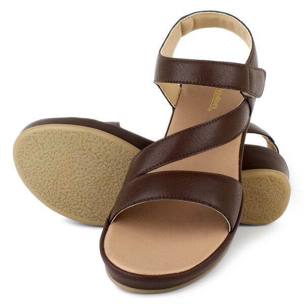 brown sandals