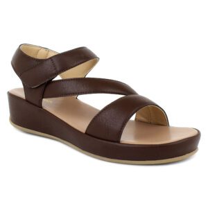 brown sandals