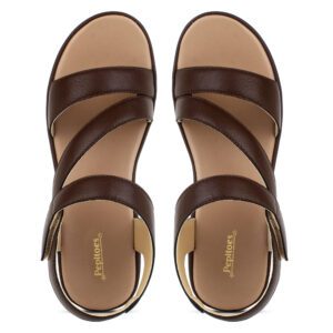 brown sandals