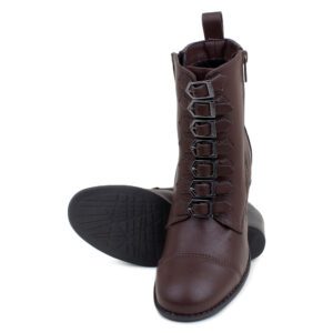 brown long boot