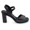 Black Comfort Slip on Heels N21268