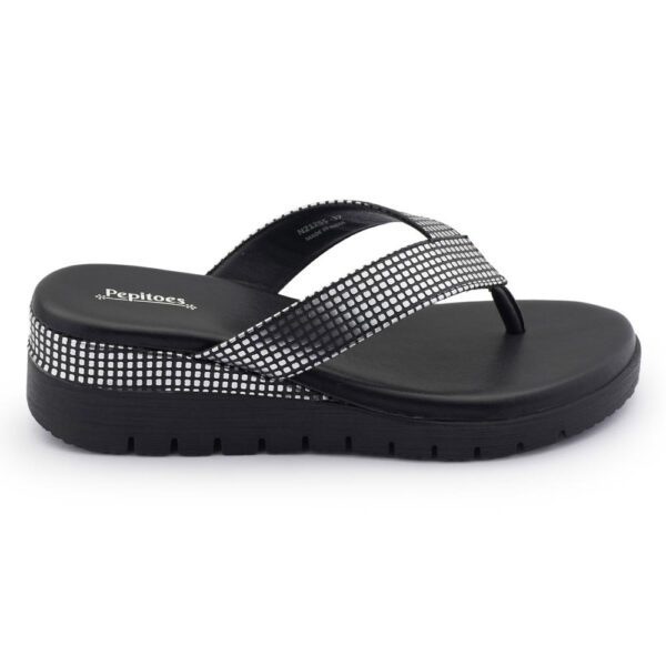 Black Comfort Slip on Wedges N21296