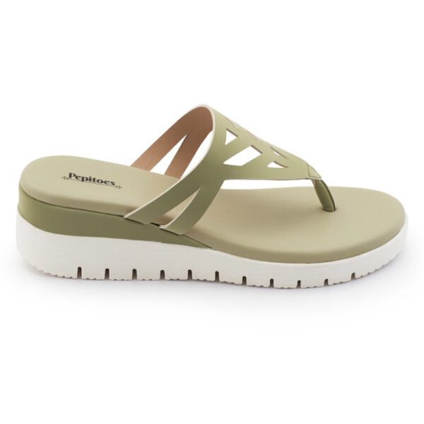 Olive Comfort Slip on Wedges N21312