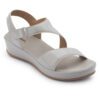 Grey Comfort Slip on Wedges K90158 - Image 2