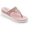 Pink Comfort Slip on Wedges N21312 - Image 2