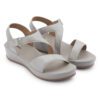 Grey Comfort Slip on Wedges K90158 - Image 3